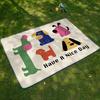 Little Adventurer Picnic Mat Moisture-proof Mat Picnic Cartoon Outing Puppy Spring Outing Portable Waterproof Insulated Lawn Mat