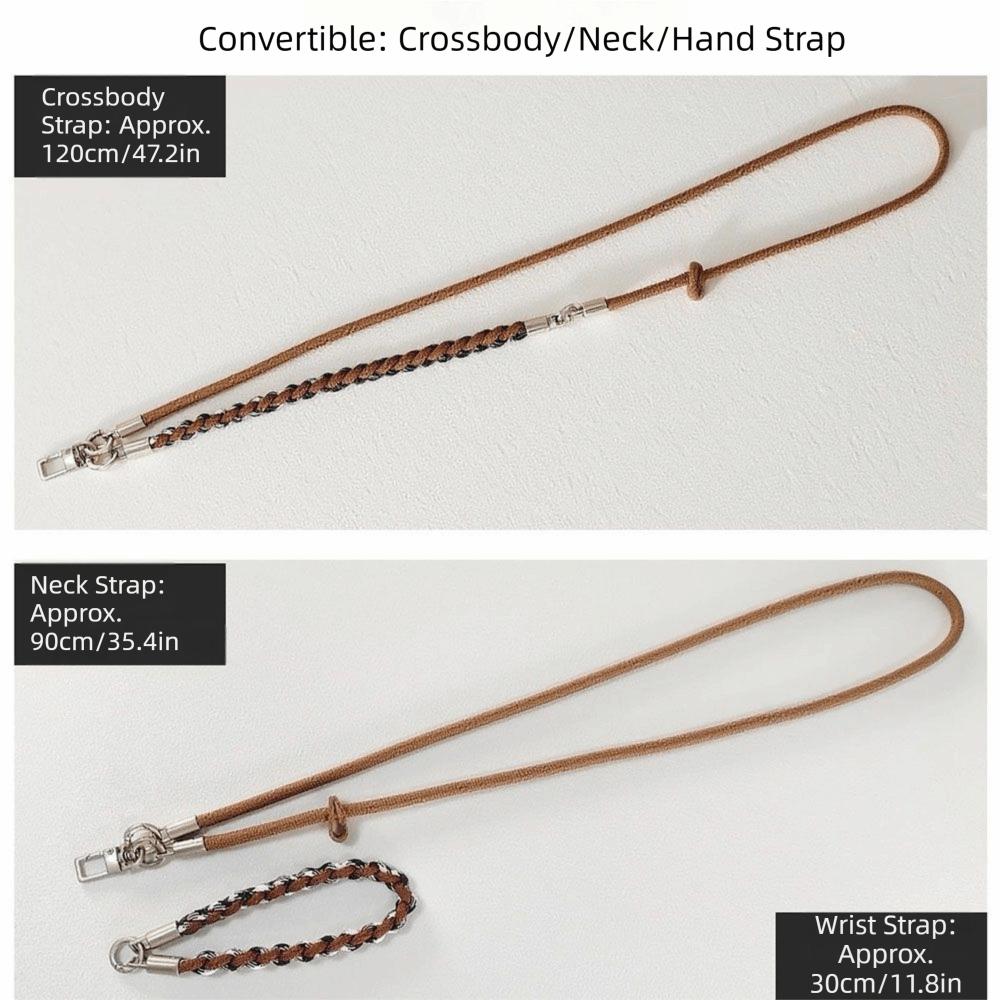 Crossbody Necklace Strap Phone Strap 3-in-1 Phone Hanging Rope Phone Lanyard Daily Use