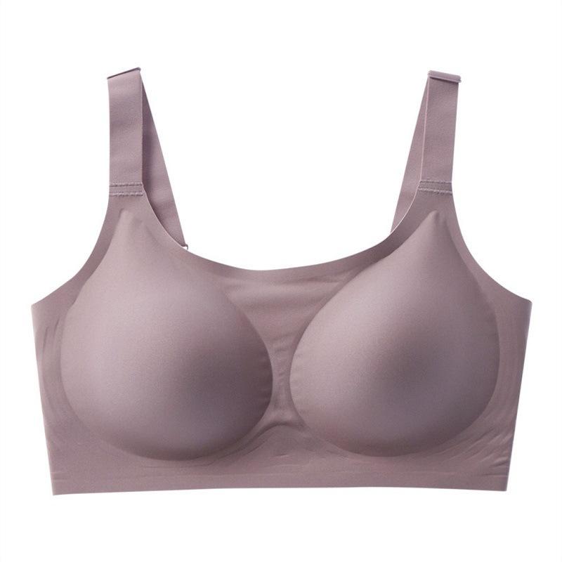 Plus Size Women Seamless Soft Support Full Cup Large Bust Daily Bra