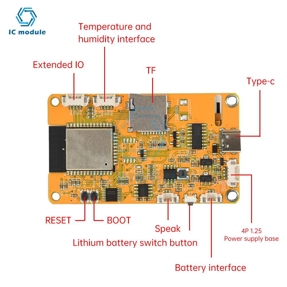 ESP32 2.4-inch 240 * 320 Capacitive Touch Display Type C WiFi BT Development Board Smart Display Screen