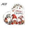 Custom Acrylic Tabletop Ornament Heart Shaped Christmas Gnome Decor, 2D Flat Holiday Festive Interior Decor Centerpiece with Love Design, Room