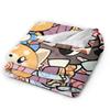 Aggretsuko Flannel Blanket Winter  Warm Soft Bedding Throws for Kids Adult Couch Chair Street Trend Bedspread Sofa Bed Cover
