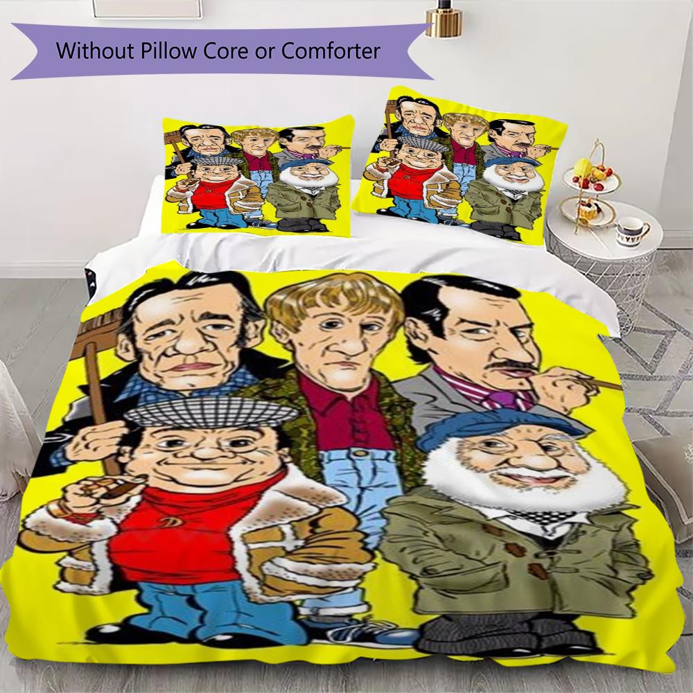 Only Fools and Horses Muster Bettwäsche Steppdecken-Set Steppdeckenbezug Kissenbezug Heimdekoration Geburtstagsgeschenk (1 * Bettbezug + 2 * Kissenbezug ohne Füllung)102