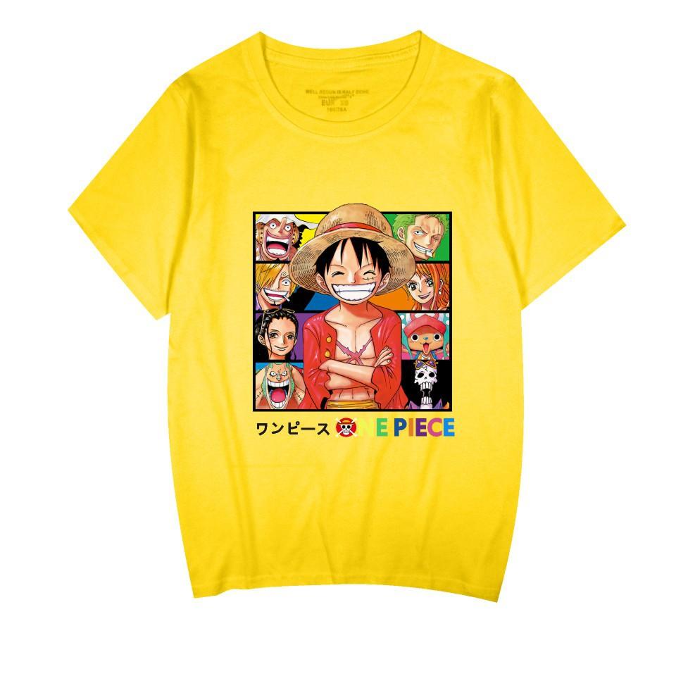 ONE PIECE Anime Printed Women Men's Casual Short Sleeve T-Shirt