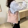 Large Capacity One Shoulder Bag Vintage Underarm Bag Stylish Handbag Street Style
