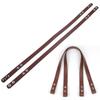 2pcs Lady Shoulder Bag Button Four Button Replacement Strap Button Four Button Bag Belt Detachable PU Leather Handles