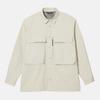DESCENTE [Allterrain 81] Cordura Ripstop Long Sleeve Shacket White Sr113Ksr23