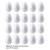 20Pcs/Bag Foam Egg Convenient Festival Decor Polystyrene DIY Easter Simulation Egg for Festival