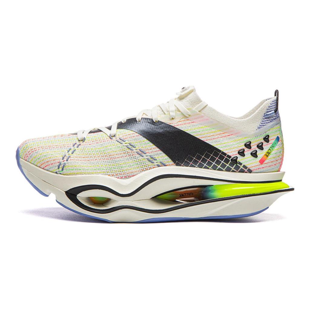 Li Ning Feidian 6 ULTRA Dämpfung Rutschfest Abriebfest Niedrig geschnitten Carbonplatte Laufschuhe Unisex ARMW005-8