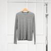 [UpperClass Series] Women's Tencel Wool Round Neck Long Sleeve Top