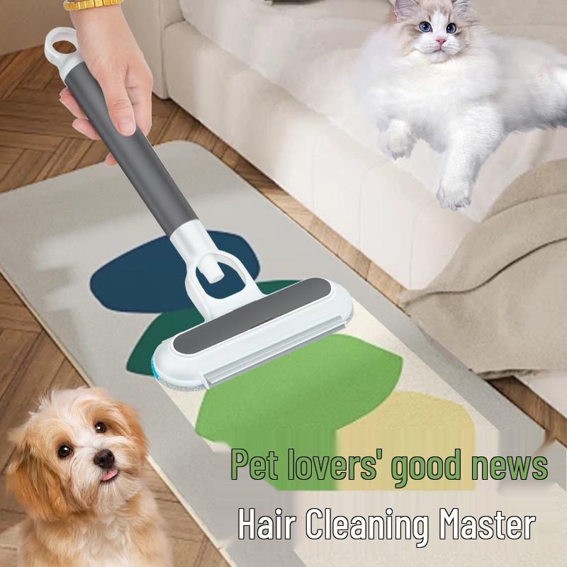 Pet Hair Removal Spray Brush & Comb for Cats and Dogs - Cleans Carpet, Bed, and Screen
