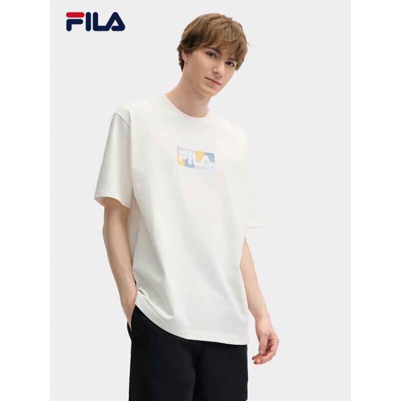Унисекс вязаная футболка с коротким рукавом FILA XXL