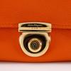 Salvatore Ferragamo Fiamma Handbag 2WAYShoulder Orange leather Women Used