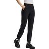 FILA Fitness Simple Classic Versatile Comfortable Tapered Mid-Waist Knitted Sports Pants Women pants Deep-Black A11W521604F-BK
