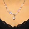 Cute Sweet Dopamine Colored Flower Shell Star Pearl Beaded Collar Chain for Women Beach Vacation Pendant Necklace Jewelry Gifts