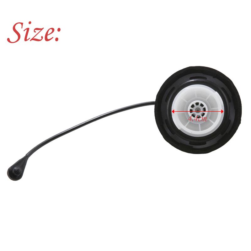 Fuel Tank Gas Filler Cap Cover with Tether for Dodge Ram Jeep Cherokee Chrysler Fiat 52030377AB 5278632AG
