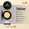 Colors Queen Luminous Silk Compact Powder with Argan Oil – 10g | Oil Control, Matte Pressed Powder with Lightweight Formula | Long Lasting Compac