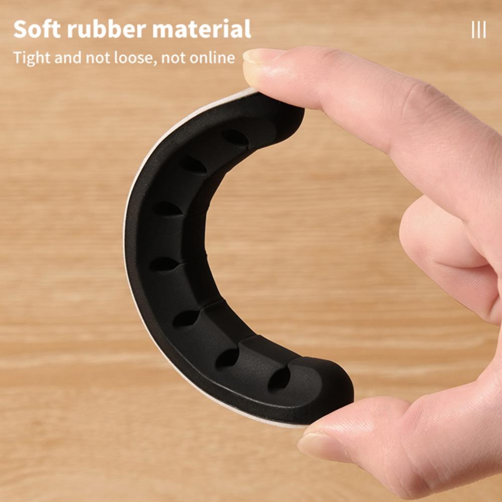 New Black Cable Organizer Silicone Desktop Tidy Wire Holder Flexible USB Cable Winder For Mouse Keyboard Earphone Protector