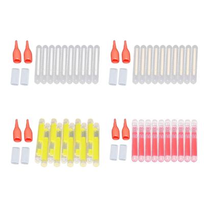 10 Stück Nachtangel-Leuchtstäbe 4,5 mm Schwimmer Leuchtstab Angeln Fluoreszierendes Licht Nachtangelzubehör