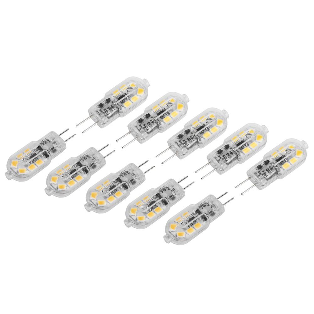 10PCS 1.2W Bi Pin Bulbs 12V LED Light Bulb Easy G4 LED Bulbs  Ceiling Lamps