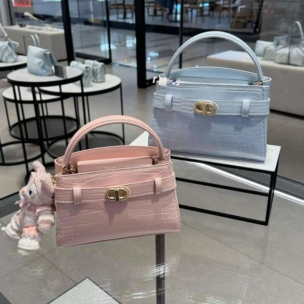 Spring and Summer New Portable Small Square Bag New Crocodile Pattern Bag Fashionable Versatile Commuter Single Shoulder Oblique Span Bag