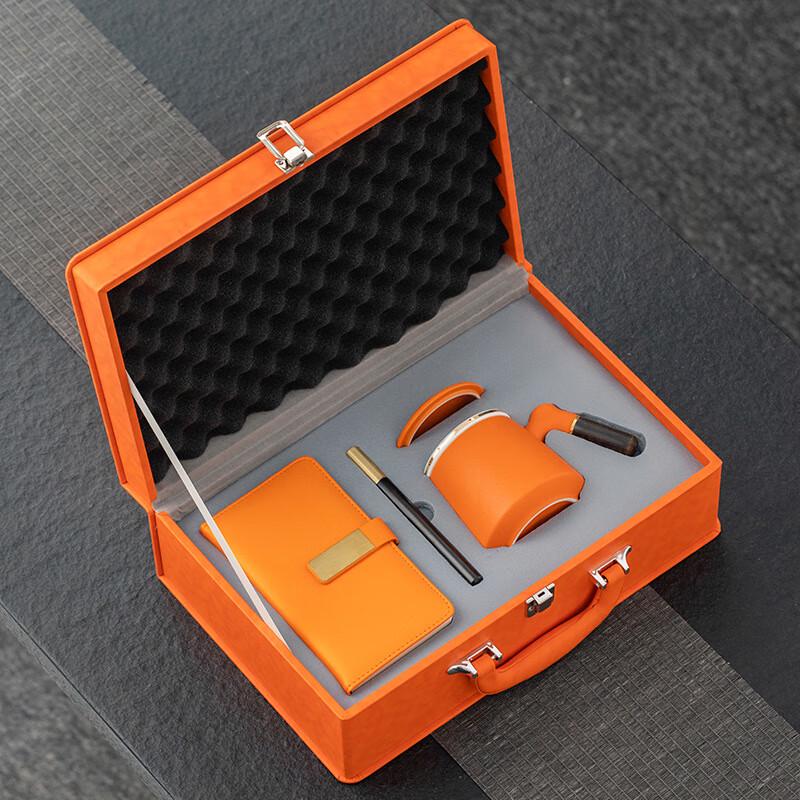 Ceramic Tea & Water Cup Gift Set with Notebook