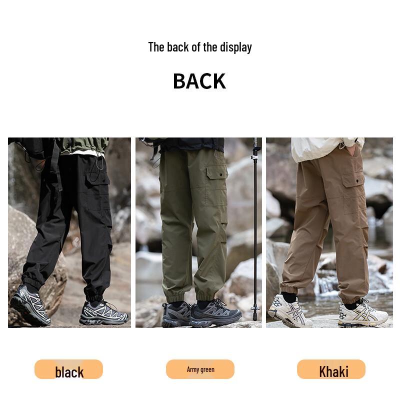 Jeep Men's Loose Fit Multi-Pocket Cargo Pants