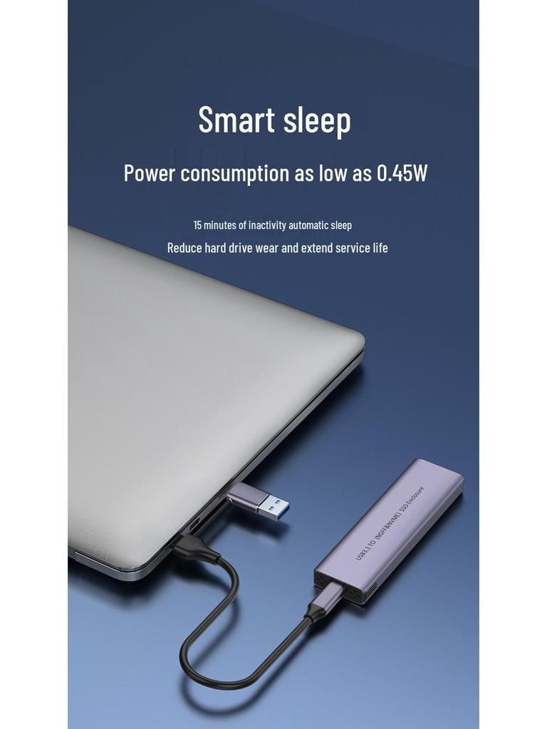 USB 3.1 Dual Protocol M.2 SSD Enclosure: Thunderbolt & SATA Compatible