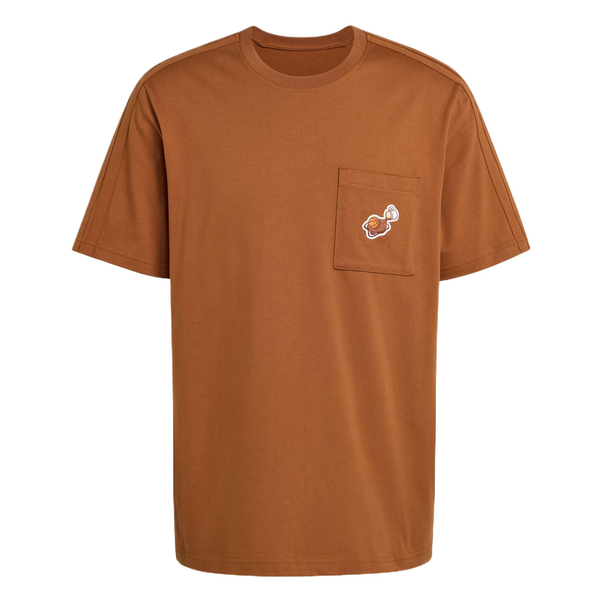Adidas Embroidered Crew Neck T-Shirt Men tops KB4842 S