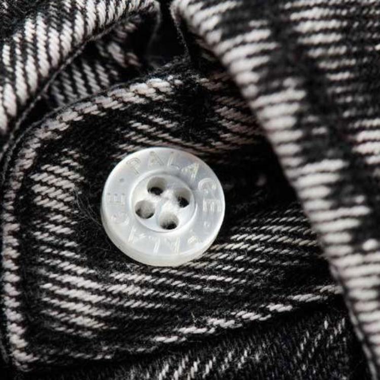 Palace Denim Washed Shirt with Back Logo Unisex Tops Black P20SHT008