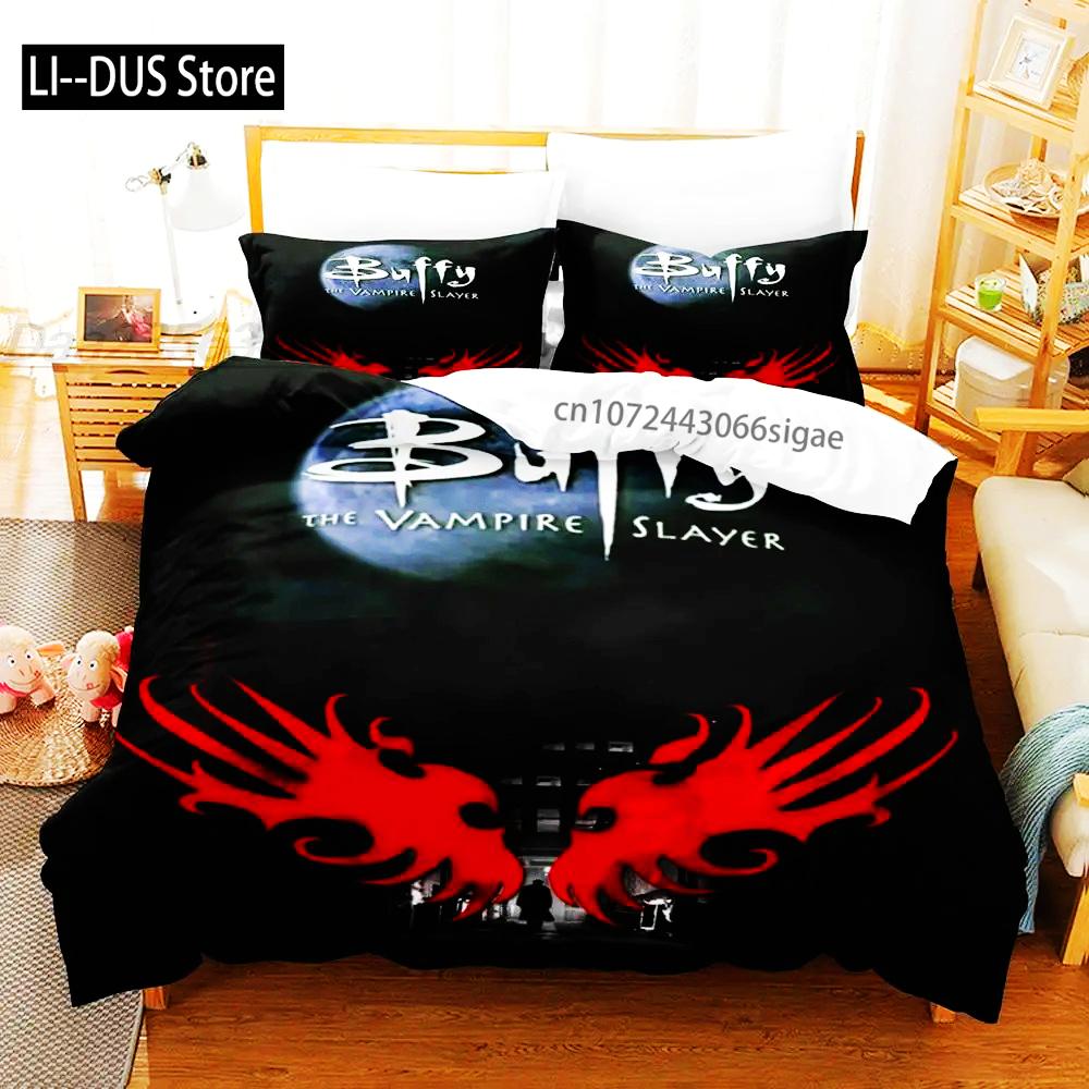 Buffy The Vampire Bedding Set Single Twin Full Queen King Size Bed Set Aldult Boys Bedroom Duvetcover Sets 3D bettwäsche 135x200
