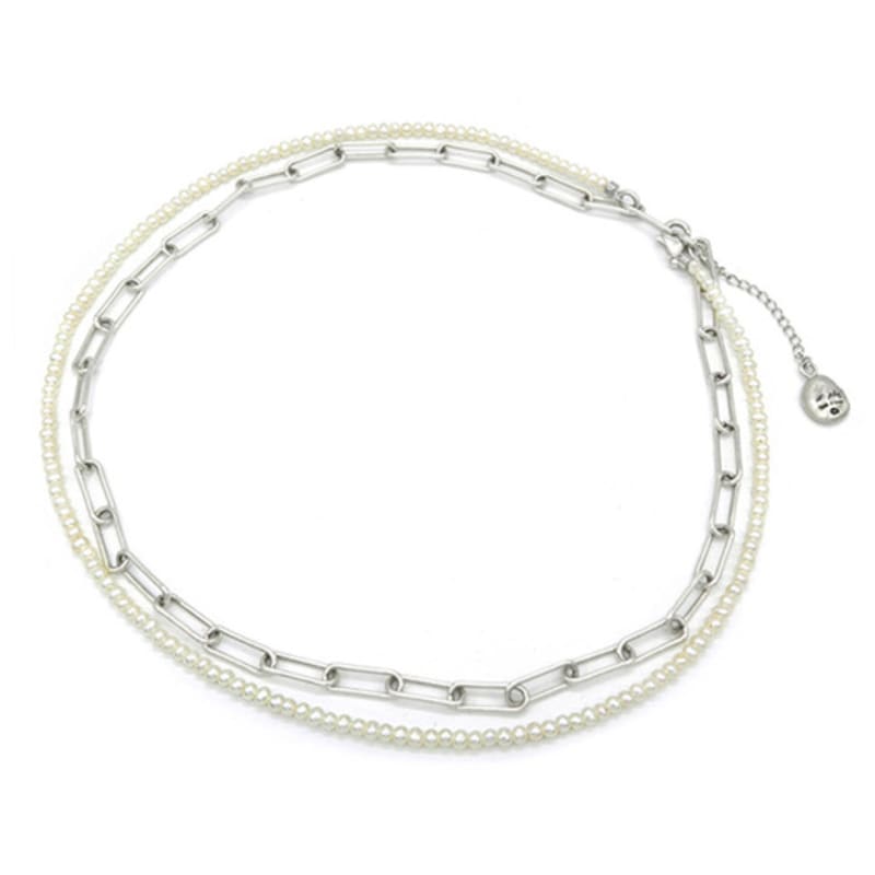 

URNAVY Pearl Chain Necklace OS