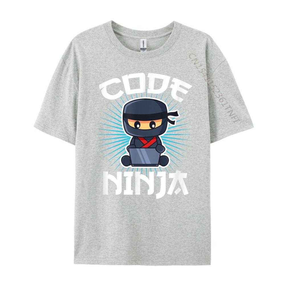 Code Ninja Programmer Coder Computer Programming Coding Luxury T Shirt Woman Mens TShirts Easter Sunday
