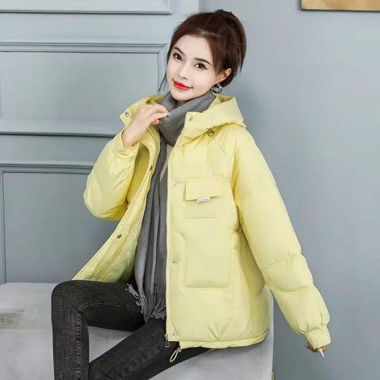New Winter Women Loose Hooded Jacket Popular Down Cotton Padded Foreign Style