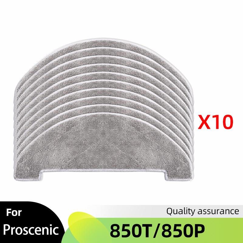 For Proscenic 850T/ 850P Robot Vacuum Spare Part Main Roller Side Brush Hepa Filter Mop Cloth Rag Replacement Accessories