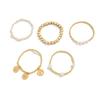 1Set  Bracelets For Women  Vintage Irregular Beads Imitation Pearl Chain Jewelry Gift