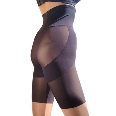 Model Look Women's High-Waist Long Girdle Black Size L Polyester Blend 20204508bkL