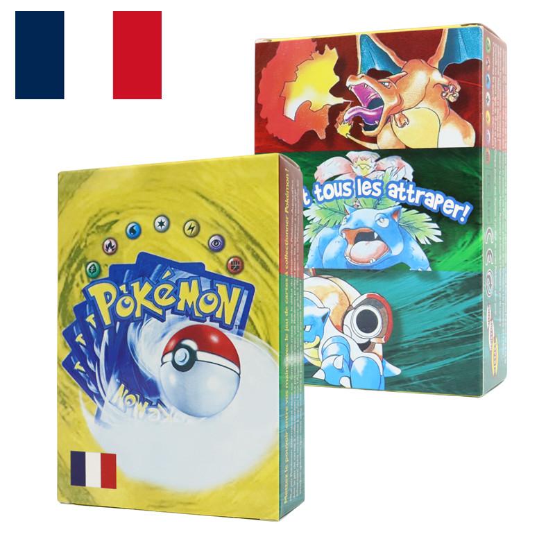 French Version 1996 Year Pokémon card first generation Charizard Pikachu Mewtwo Blastoise Collecting card toys 151Pcs boxed