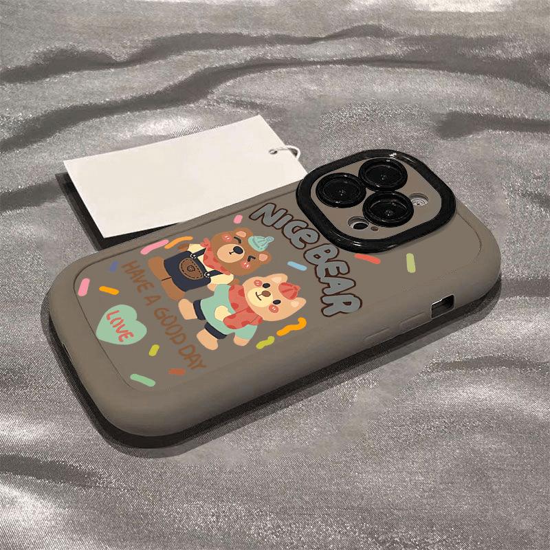 Cartoon für Apple 15 Neues Modell 14plus Mattiert 13 Silikon 12mini Schutzhülle 16promax Handyhülle