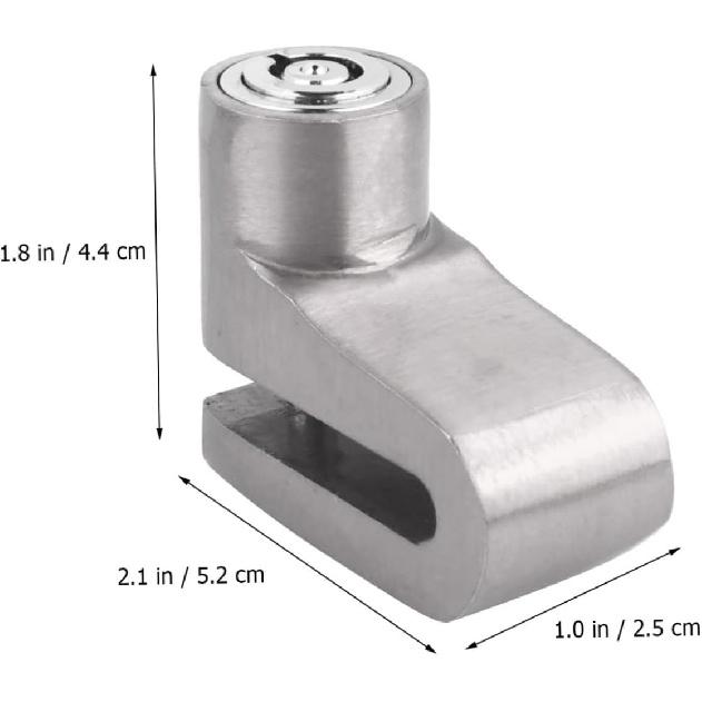 Balacoo Motorcycle Accessories 1pc Disc Brake Lock Brake Lock Motorcycle Bike Lock Disc Brake Lock for Bike Brake Lock Accessories Scooter Aluminum