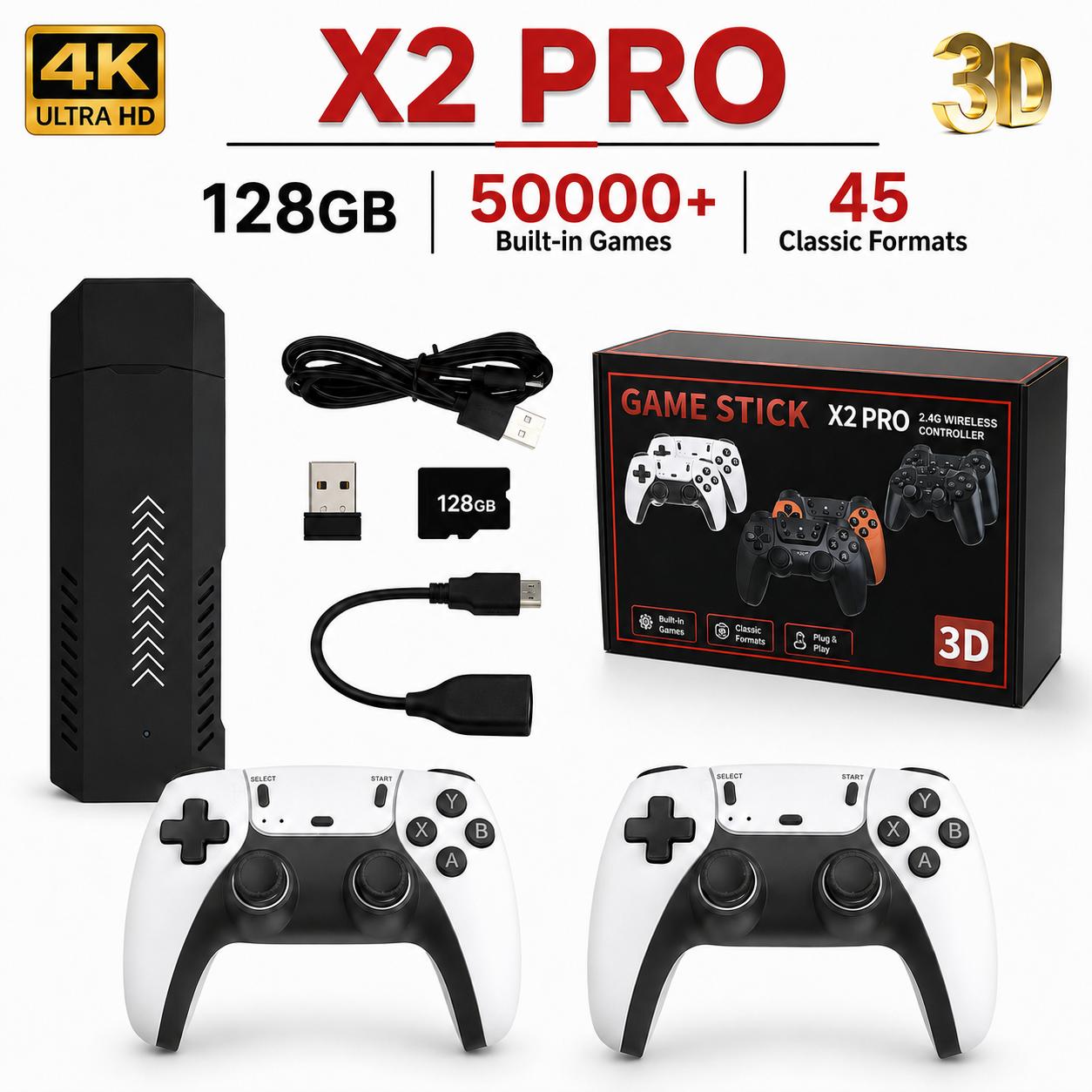 Jauns X2 Pro spēļu pults 44/45
