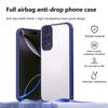 Luxury Transparent Anti Fall Phone Case for Redmi Note 10 10S Note 11 Pro Note 12 Pro Clear Shockproof Bumper Back Cases Cover