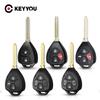 2 3 4 Buttons Car Remote Key Shell Fob For Toyota Camry Corolla Avalon Venza 2007 2008 2009 2010 2011 2012 Key Case Toy43