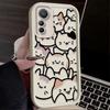 Cartoon Animal Cute Cat Pattern Phone Case For Xiaomi Mi Poco X6Pro X6 X7 X5 Pro Mi Poco F7 F6 F5 Pro Soft Silicone Cover