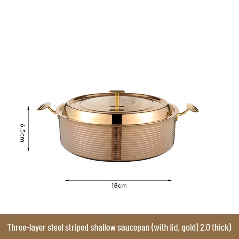 

Високоякісний вок-каструля з нержавіючої сталі Інь-Ян для індукції та газу