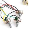 Guitar Parts Durable Wiring Pickup 5-Way Switch Jacks Switches Knobs Strat Stratocaster