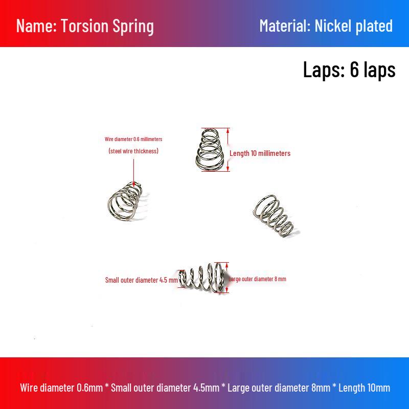 Stainless Steel Pagoda-Shaped Trapezoidal Compression Spring for Battery