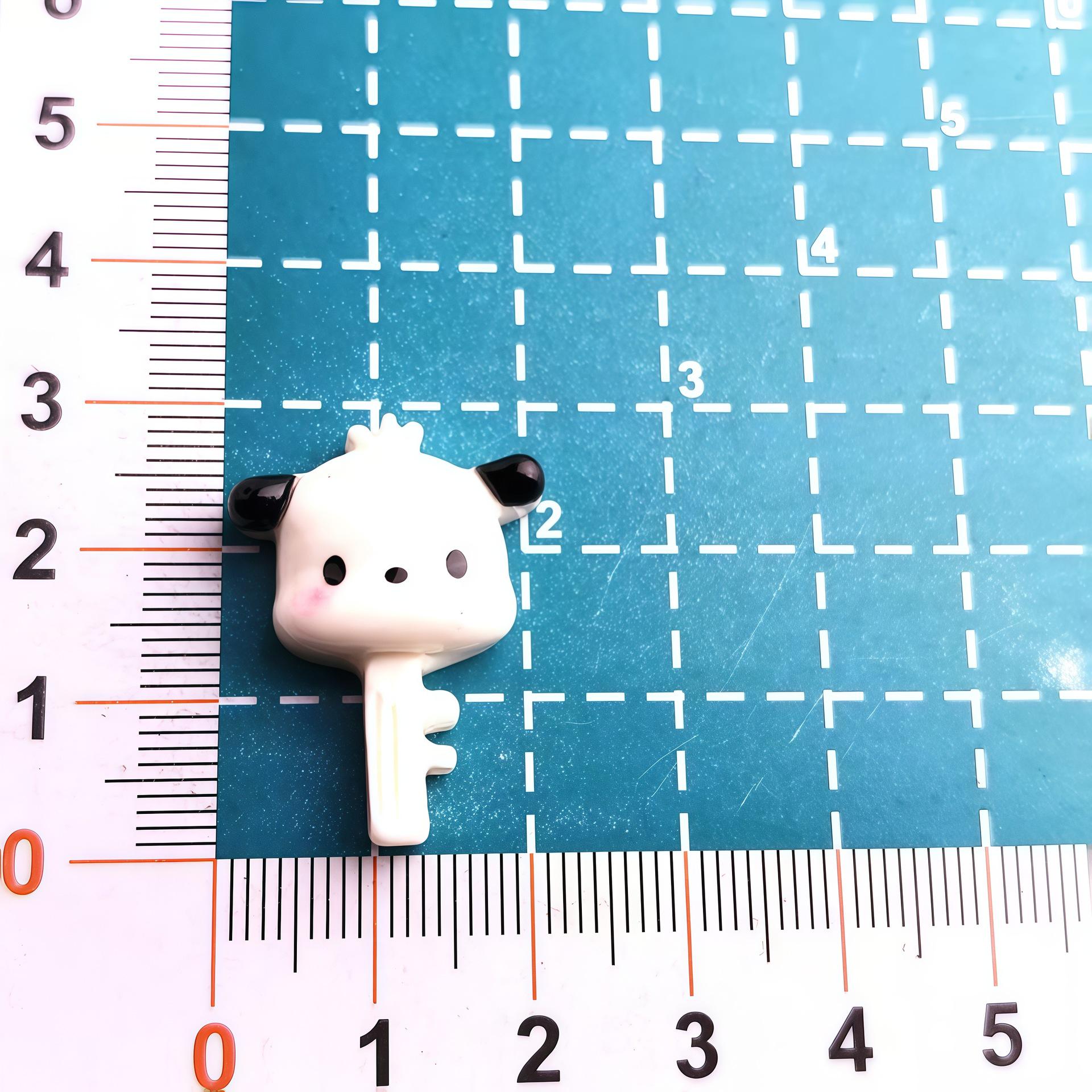Sanrio Cartoon Resin Keychain & Hair Clip Accessories Small Card