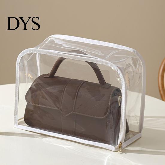Waterproof Purse Protector Clear Dust Cover Bag for Handbags And Purses, Hanging Closet Organizer EVA Storage Organizer, Transparent Shape Retaining