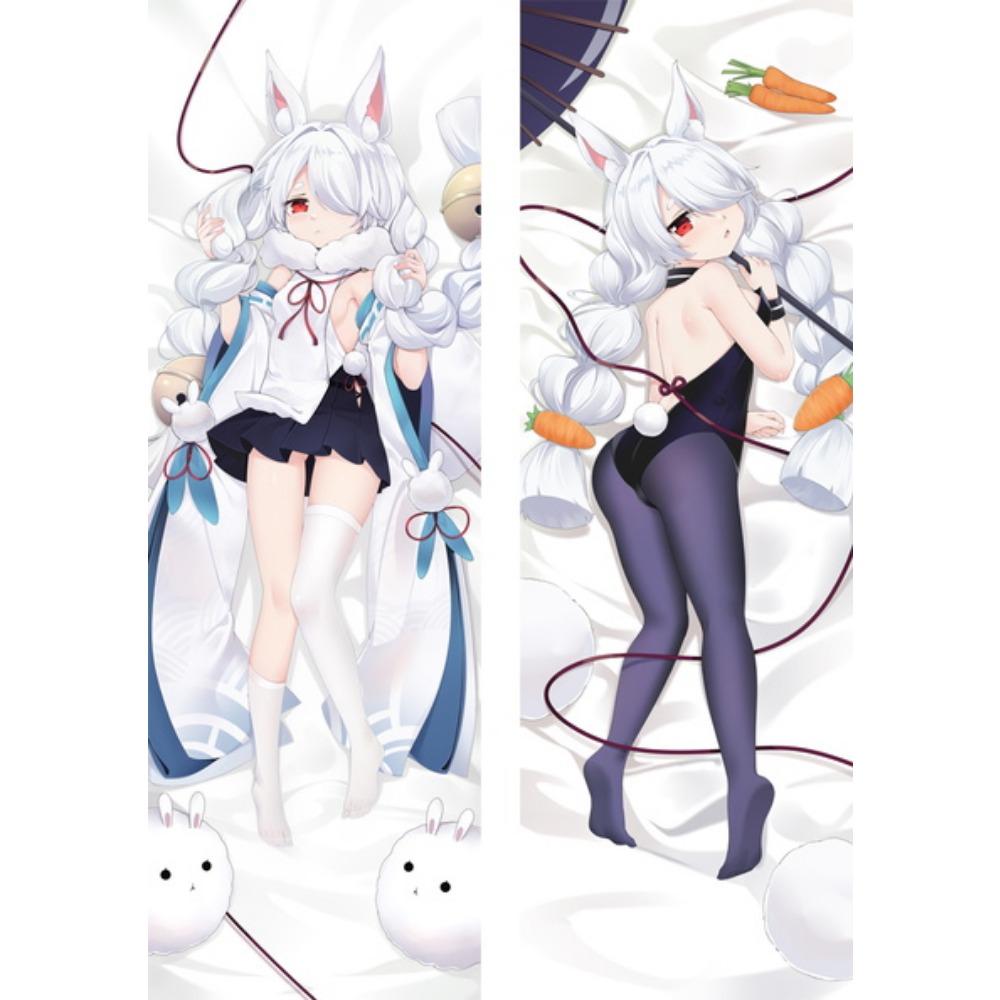 2WAY/WT Japanese Anime Azur Lane IJN Yamashiro Shirayuki U-110 Dakimakura Body Putetrekk Hugging Putevar Gave